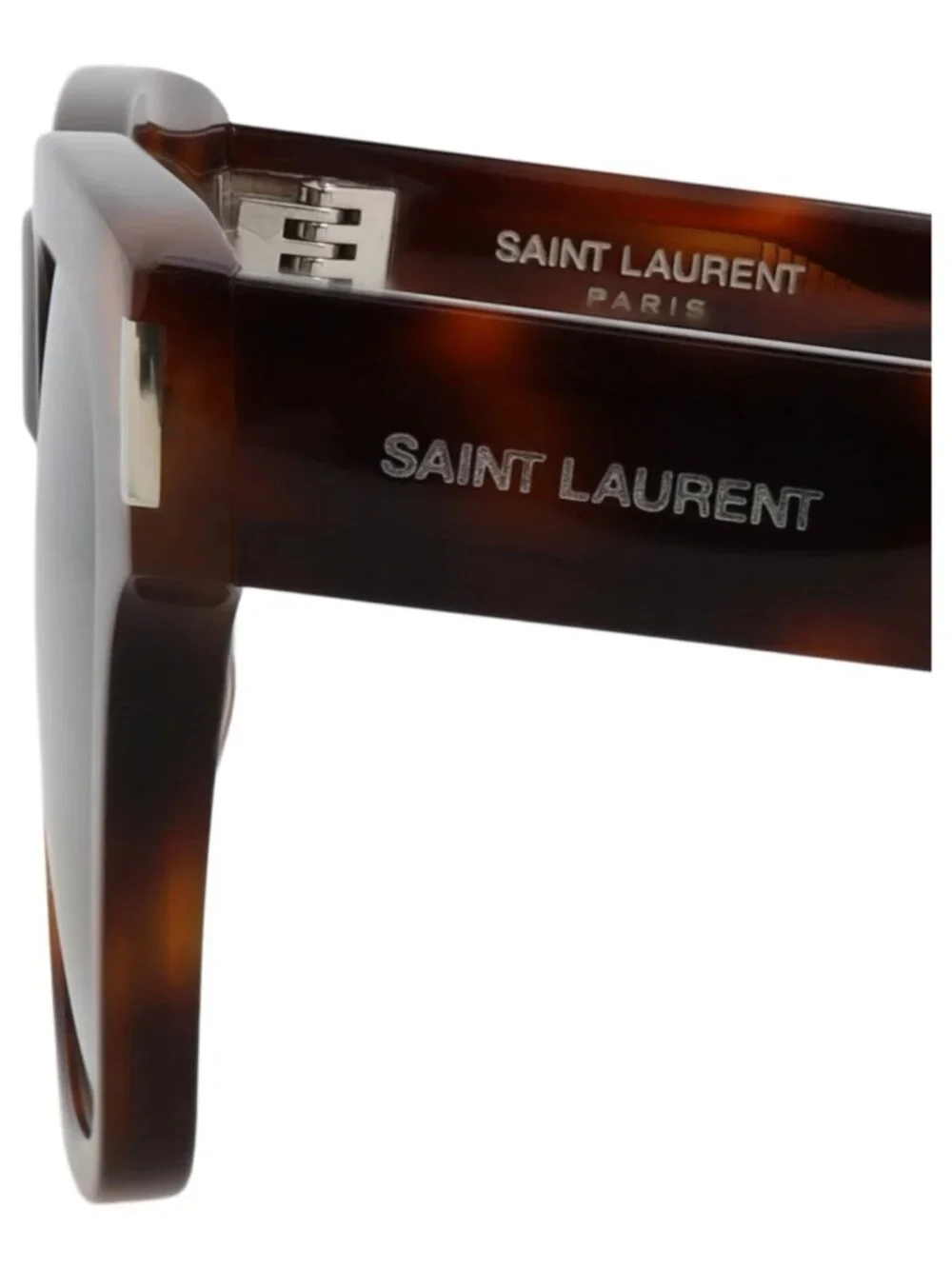 New Saint Laurent Women's Sunglasses Square Rectangle Acetate Frame Unisex Green